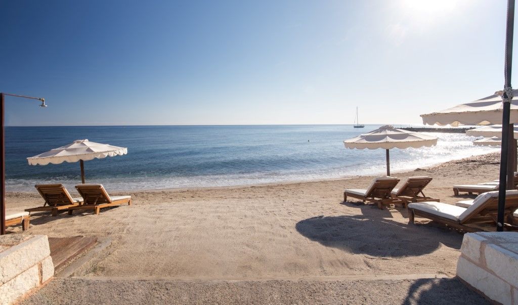 Mitsis Selection Laguna Херсонисос Екстериор снимка Beach at the Hotel